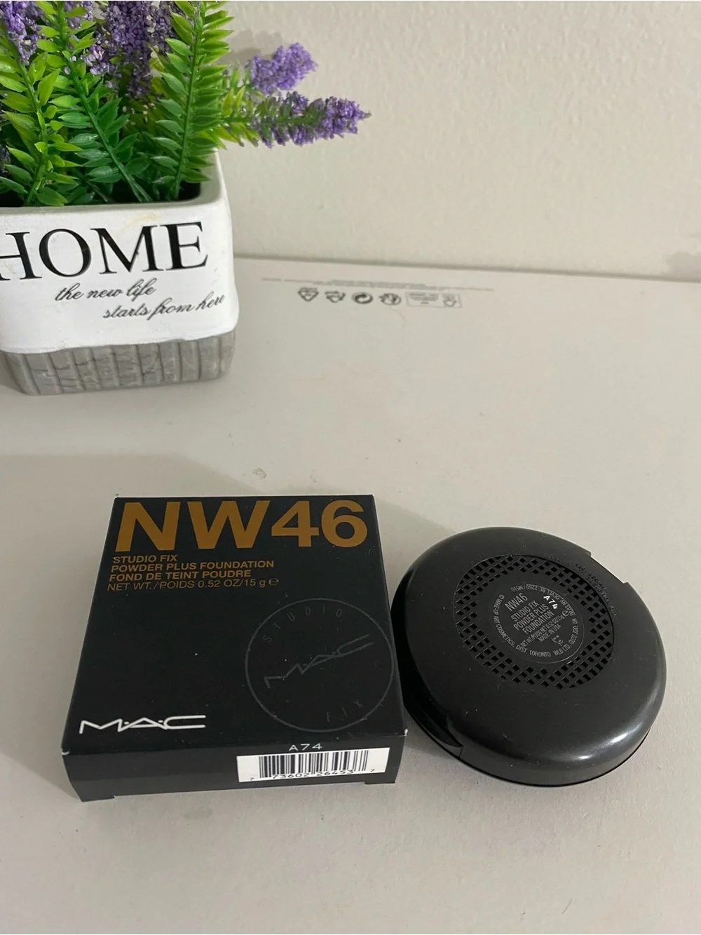 NW46~ MAC Studio Fix Powder Plus Foundation, 0.52 OZ, NWB, Original/ Old Formula